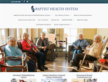 Tablet Screenshot of bapthealth.com